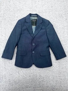 Paisley Of London Portrait Boys 4t Navy Blue Blazer Suit Jacket Formal Wedding - Picture 1 of 10
