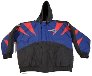 De Colección New England Patriots Apex One Pro Line Años 90 Invierno Deportes Chaqueta Abrigo Puffer - Imagen 1 de 18