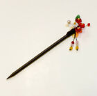 1 Pc Of Chinese Plum Flower Design Hairstick Hair Pick Crafted In Czech Beads