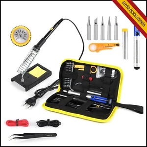 Estuche Kit Soldador Estaño 60W - 220V Ajustable 200-480º juego de herramientas - Imagen 1 de 5