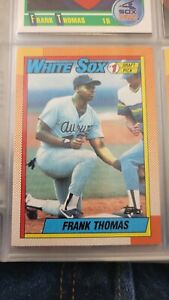 1990 Topps #414 Frank Thomas RC Rookie TIFFANY, SHARP CORNERS HIGH GRADE