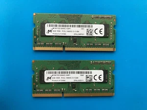 MICRON MT8KTF51264HZ-1G9P1 1Rx8 PC3L-14900 1866MHz LAPTOP RAM 8GB (4GB x2) DDR3L - Picture 1 of 2