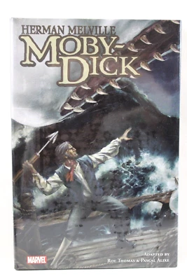Herman Melville's Moby Dick Marvel Ilustrado Tapa Dura NUEVO Sellado Roy Thomas Foto 1 de 4