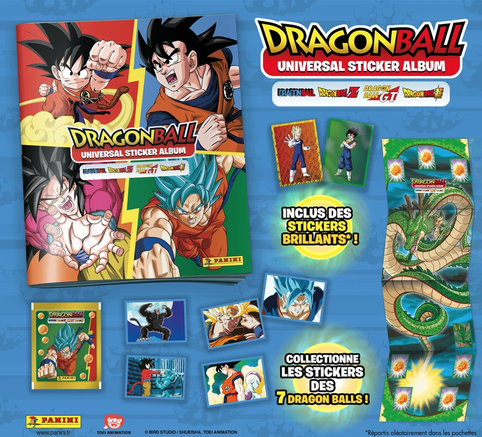 Stickers Dragon Ball Universal Sticker Album 2023 PANIINI - Photo 1/4