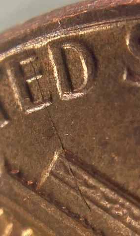 1978 D Lincoln Memorial Cent AU - LONG DIE CRACK REVERSE ERROR Cover