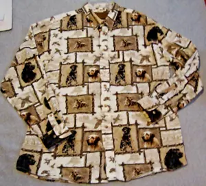 North River Outfitters Shirt Mens XL Hunting Bird Dog Duck Retriever Long Sleeve - Picture 1 of 16