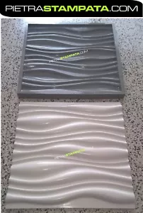 Stampo in gomma rivestimento murale finta pietra wall panel 3d in gesso cemento - Foto 1 di 5