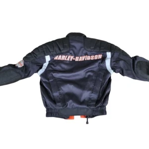 Harley Davidson FXRG Riding Jacket Size XXS Black Ventes Zip Out 3M Liner - Picture 1 of 10