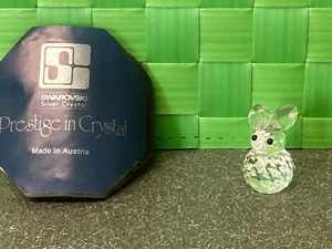 Swarovski Rabbit, 32% Full Lead Crystal 7652 NR 020 Small. NIB, Signed - Picture 1 of 9