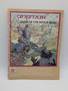 ICE MERP 1st Ed Angmar Land of the Witch King Vintage RPG Module W/Map Fair+ - Picture 1 of 4