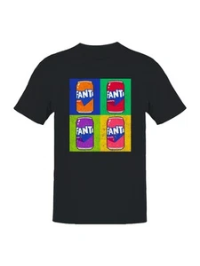 Camiseta para hombre Fanta Pop Art estilo latas con licencia oficial - Imagen 1 de 24