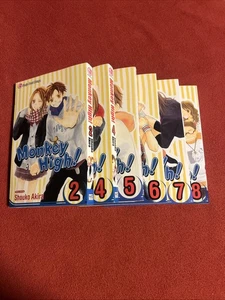 Scimmia alta! Lotto di 6 libri, manga inglese # 2 4 5 6 7 8 | Spedizione gratuita! - Foto 1 di 11