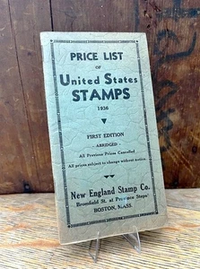 1936 US Stamps Price List ~ New England Stamp Co. - Picture 1 of 4
