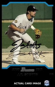 2004 Bowman #244 J.T. STOTTS New York Yankees AUTO RC NM - Picture 1 of 4