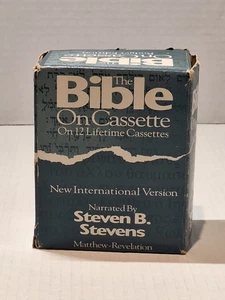 Bible On Cassette New International Version Narrated by Stevens New Testament - Imagen 1 de 5