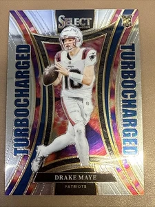 2024 Select Drake Maye Turbocharged Rookie RC #24 Patriots - Bild 1 von 2