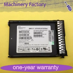 HPE P07931-B21 P08694-001 1.92TB SATA 6G 2.5" SFF G8 GEN9 Gen10 Server SSD NEW - Afbeelding 1 van 3