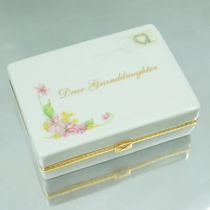 Retired 2005 Porcelain Music Box by Ardleigh Elliott Dear Granddaughter Blessed - Picture 1 of 10
