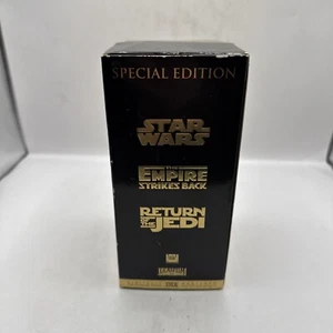 Star Wars Trilogy 3x VHS Videos Tapes Special Edition Gold Slipcase THX -FPL -CP - Bild 1 von 8