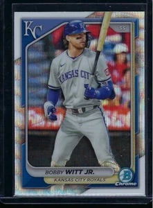 2024 Bowman Chrome #1 Silver Wave /100 Bobby Witt Jr. - Picture 1 of 2