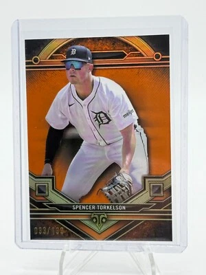 2024 Topps Triple Threads SPENCER TORKELSON 043/199 Amber Tigers #48 - Image 1 of 2