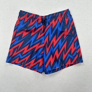 DSG Boys Woven Volley Athletic Shorts Size XS Blue Red Elastic Waist - Picture 1 of 7
