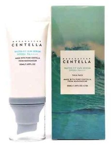 Madagascar Centella Water Fit Sun Serum SPF 50+ Twin Pack 1.69 Fl Oz 50 mlEach - Picture 1 of 4