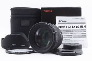 [Top Mint] SIGMA 50mm f/1.4 EX DG HSM AF Lens For Nikon From Japan #2761