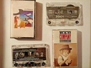 Lot 2 Bad Company Desolation Angels + Dangerous Age Cassette Tape TBL1 - Picture 1 of 2