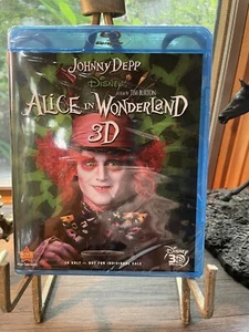 New & Sealed - Alice in Wonderland Blu-ray Disc for 3D Only - Disney Johnny Depp - Picture 1 of 2