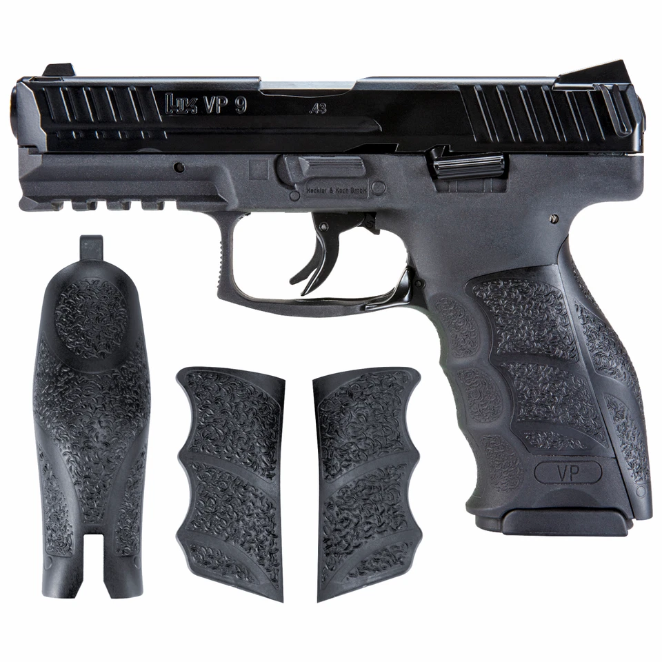 Marcador de paintball Umarex T4E HK VP9 .43 calibre retroceso negro CO2 2292160 Foto 1 de 4
