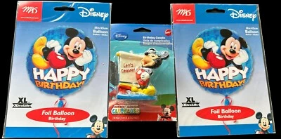 Mickey Mouse Clubhouse Feliz Cumpleaños 3" Vela Wilton Cake Topper 2 18” Globo Foto 1 de 4