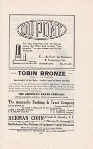 1920 E I du Pont de Nemours Print-Ad/ Ammunition Gunpowder - Picture 1 of 1