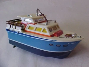 1966 Ideal Toys Boaterific Motorific King Of The Sea Cabin Cruiser - Bild 1 von 10