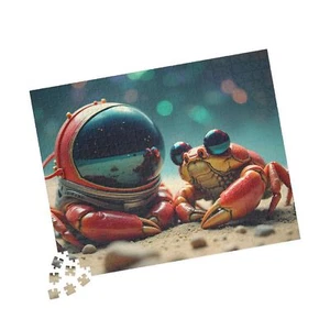 Copy of New Astronaut Space Crabs Jigsaw Puzzle - Fun Silly Puzzles 520 Pieces - Picture 1 of 4