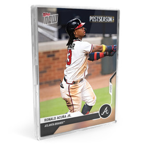 Marcell Ozuna from 2020 Atlanta Braves TOPPS NOW® Postseason 10-Card Team Set