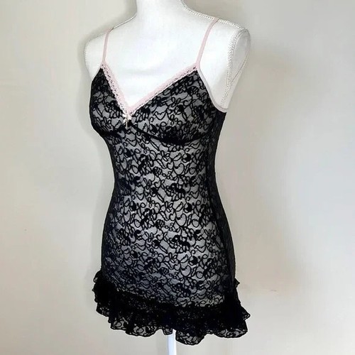 UNDERCOVER Slip in pizzo gotico Y2K Victoria's Secret