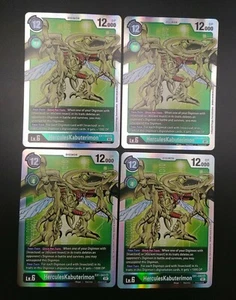 Digimon Classic Collection EX1-043 HecrulesKabuterimon x4 Playset SR NM/M PF - Picture 1 of 2
