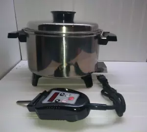 Kochgeschirr Townecraft 5 Quart Elektrischer Dutch Oven Flüssigkern Edelstahl Herd Deckel - Bild 1 von 10