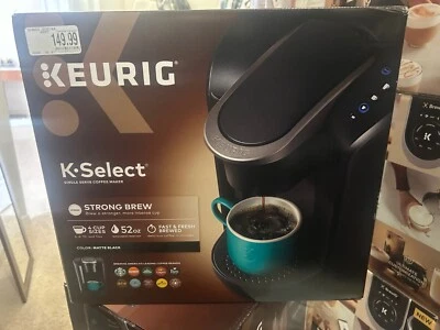 Keurig K-Select Single Serve Mattschwarz Kaffeemaschine - Bild 1 von 2