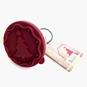 BIRKMANN German Christmas TREE Wooden Rubber COOKIE Stamp STAMPER NWT New - Picture 1 of 1