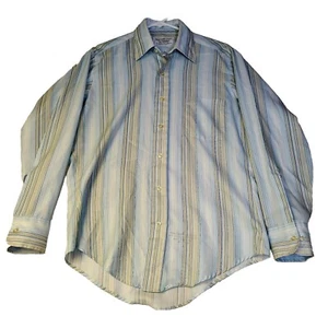 Vintage Sears Men's Long Sleeve Polyester Shirt Size 15 1/2- 32/33 Perma-Prest - Picture 1 of 7
