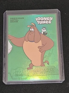 Gemas de metal verde Fleer Retro Looney Tunes Marc Anthony Pussyfoot 2024 PMG 5/10 - Imagen 1 de 2