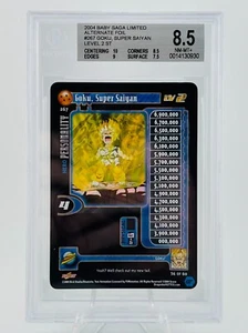 1x DBGT TCG GOKU SUPER SAIYAN LV2 ALT FOIL 267 LIMITED POP 2 GRADED BGS 8.5 - Picture 1 of 1