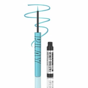 Maybelline New York Tattoo Play Light Blue Liquid Eyeliner 2.1ml - Picture 1 of 7