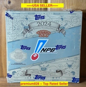 2024 Topps NPB 206 Factory Sealed Hobby Box Roki Sasaki Dodgers ~~~USA SELLER~~~ - Picture 1 of 6