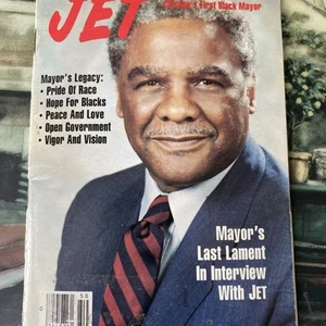 JET Magazine Dec 14 1987 Harold Washington Chicago Mayor - Picture 1 of 4