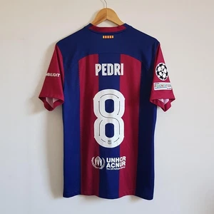 Pedri No.8 FC Barcelona UCL Heim Fußball Trikot 2023-2024 Medium - Bild 1 von 8