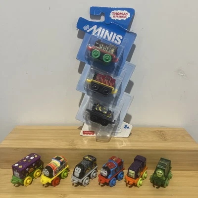 Lote de 9 mini figuras de trem Thomas & Friends bolsa cega berloques Superman Smores - Imagem 1 de 4