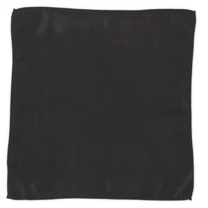 VANNUCCI Milano Handmade Graphite Silk Pocket Square NEW 33cm x 32cm - Picture 1 of 4